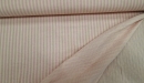 Baumwoll Musselin Doubleface streifen apricot-rosa
